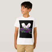 Ik zie je, paashaas jongens wit basic t Shirt (Voorkant volledig)