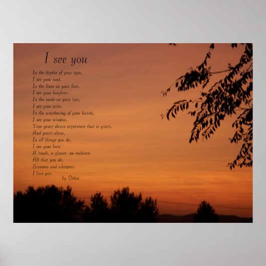 Ik zie je poster (Voorkant)