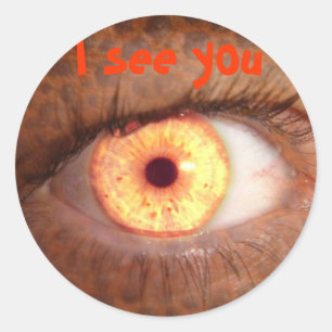 Ik zie je stickers