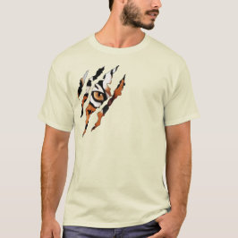 Ik zie je. Tiger Eye en Claw T-shirt