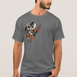 Ik zie je. Tiger Eye en Claw T-shirt