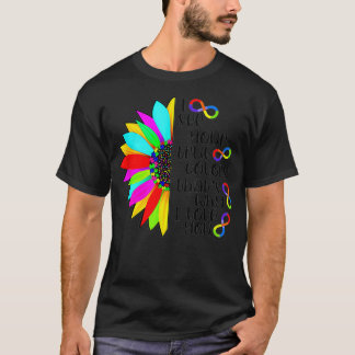 Ik zie je TR-kleur in de finity regenboogstraal ne T-shirt