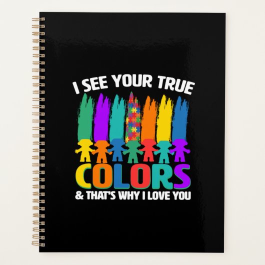 Ik zie je ware kleur en daarom hou ik van je planner (Voorkant)