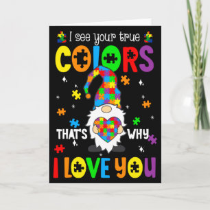 Ik Zie Je Ware Kleuren Gnomes Autisme Bewustzijn S Kaart