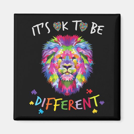 Ik zie je ware kleuren op de dag van bewustwording magneet (Voorkant)