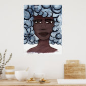 Ik zie je... zwarte liften. poster (Keuken)