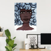 Ik zie je... zwarte liften. poster (Thuiskantoor)