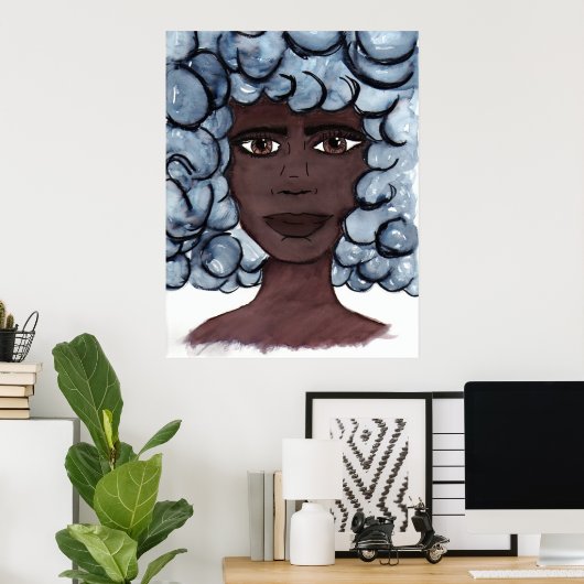 Ik zie je... zwarte liften. poster (Thuiskantoor)