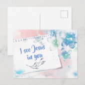 Ik zie Jezus in jou Briefkaart (Voorkant / Achterkant)