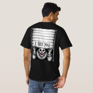 Ik Zie Jou - Griezige Clown Halloween Horror T-Shi T-shirt