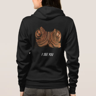 Ik zie jullie vrouwen's donkere hodie hoodie