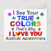 Ik zie jullie WARE KLEUREN Briefkaart (Voorkant)