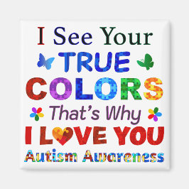 Ik zie jullie WARE KLEUREN Magneet