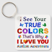 Ik zie jullie WARE KLEUREN Sleutelhanger (Voorkant)