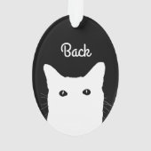 Ik zie Kat klikken om aan te passen Ornament (achterkant)