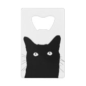 Ik zie Kat klikken om een Aangepaste kleur te sele Creditkaart Flessenopener (Voorkant)