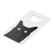 Ik zie Kat klikken om een Aangepaste kleur te sele Creditkaart Flessenopener (Achterkant Gekanteld)