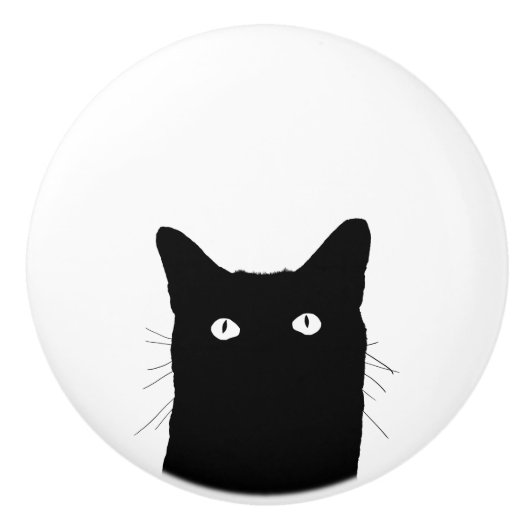 Ik zie Kat klikken om een Aangepaste kleur te sele Keramische Knop (Voorkant)