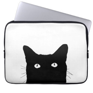 Ik zie Kat klikken om een Aangepaste kleur te sele Laptop Sleeve