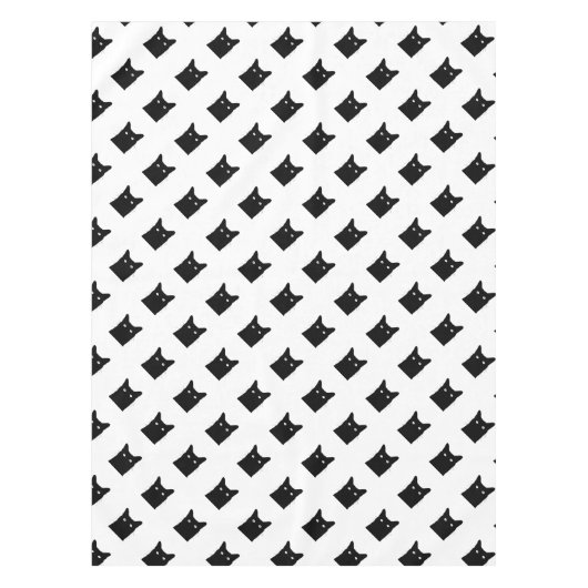 Ik zie Kat klikken om een Aangepaste kleur te sele Tafelkleed (Voorkant)