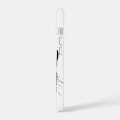 Ik zie kat klikken om uw aangepaste kleurinrichtin iPhone 15 case (Linkerkant)