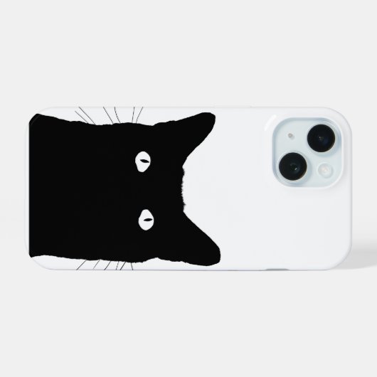 Ik zie kat klikken om uw aangepaste kleurinrichtin iPhone 15 case (Achterkant horizontaal)
