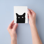 Ik zie Kat klikken om Uw Achtergrond van de Kleur  Flyer (Hand)