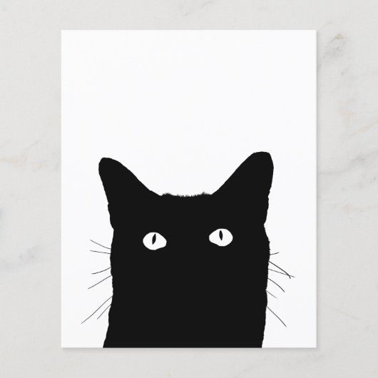 Ik zie Kat klikken om Uw Achtergrond van de Kleur  Flyer (Voorkant)