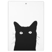 Ik zie Kat klikken om Uw Achtergrond van de Kleur Klembord (Achterkant)