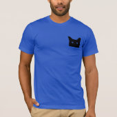 Ik zie Kat klikken om Uw Achtergrond van de Kleur  T-shirt (Voorkant)