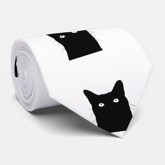 Ik zie Kat klikken om Uw Kleurachtergrond te selec Stropdas (Opgerold)