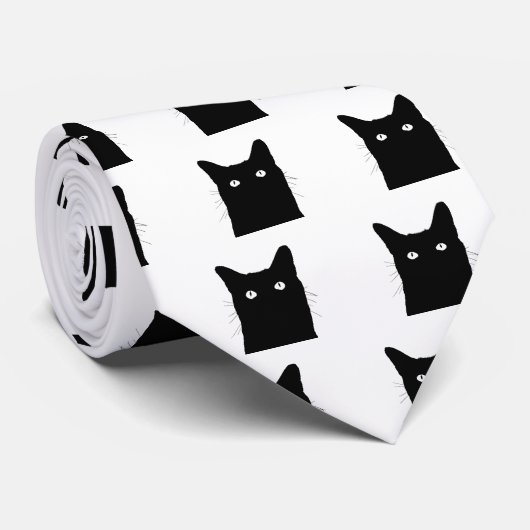 Ik zie Kat klikken om Uw Kleurachtergrond te selec Stropdas (Opgerold)