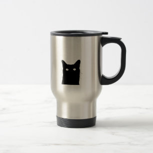 Ik zie Kat klikken om uw kleurenachtergrond te kie Reisbeker