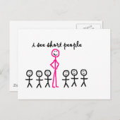 Ik zie Korte Mensen Briefkaart (Voorkant / Achterkant)