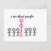 Ik zie Korte Mensen Briefkaart (Voorkant)