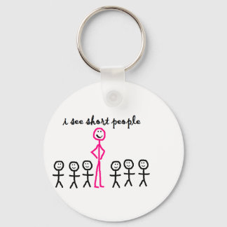 Ik zie Korte Mensen Sleutelhanger