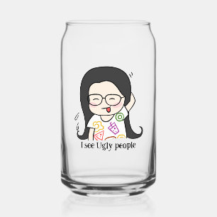 ik zie lelijke mensen citaat dall blikvorm glas
