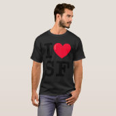 Ik zie lettertypemachine t-shirt (Voorkant volledig)