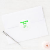 Ik Zie Lichtgevende Mensen Ronde Sticker (Envelop)