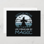 Ik zie mama als een gewone mam maar magie briefkaart (Voorkant / Achterkant)