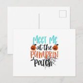 Ik zie me bij de pompoenpleister briefkaart (Voorkant / Achterkant)