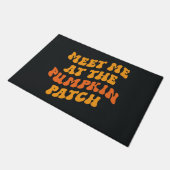 Ik zie me bij de pompoenpleister deurmat (Schuin)