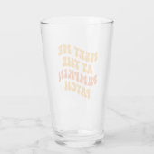 Ik zie me bij de pompoenpleister glas (Achterkant)