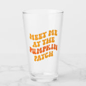 Ik zie me bij de pompoenpleister glas (Voorkant)