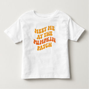 Ik zie me bij de pompoenpleister kinder shirts