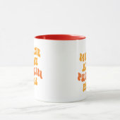 Ik zie me bij de pompoenpleister mok (Midden)