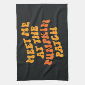 Ik zie me bij de pompoenpleister theedoek (Verticaal)