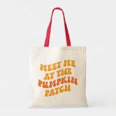 Ik zie me bij de pompoenpleister tote bag (Achterkant)
