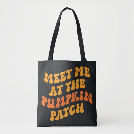 Ik zie me bij de pompoenpleister tote bag (Voorkant)