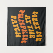 Ik zie me bij de pompoenpleister wandkleed (Voorkant (horizontaal))